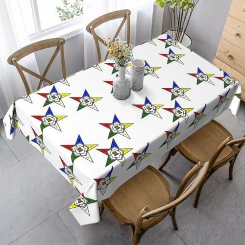 KAPPTYY Elegante Party-Tischdecke mit Sternen und Sternen und weichem, dickem Stoff für Bankett-Feiern KAPPTYY Elegante Party-Tischdecke mit Sternen und Sternen und weichem, dickem Stoff für Bankett-Feiern von KAPPTYY