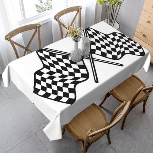 KAPPTYY Elegante Party-Tischdecke mit karierter Flagge, mit weichem, dickem Stoff für Bankett-Feiern KAPPTYY Elegante Party-Tischdecke mit karierter Flagge, mit weichem, dickem Stoff für Bankett-Feiern von KAPPTYY