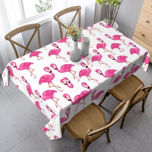 KAPPTYY Elegante Party-Tischdecke mit pinkem Flamingo-Motiv und weichem, dickem Stoff für Bankett-Feiern KAPPTYY Elegante Party-Tischdecke mit pinkem Flamingo-Motiv und weichem, dickem Stoff für Bankett-Feiern von KAPPTYY