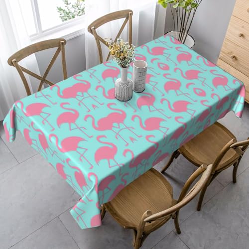 KAPPTYY Elegante Party-Tischdecke mit rosafarbenem Flamingo-Druck, mit weichem, dickem Stoff für Bankett-Feiern KAPPTYY Elegante Party-Tischdecke mit rosafarbenem Flamingo-Druck, mit weichem, dickem Stoff für Bankett-Feiern von KAPPTYY