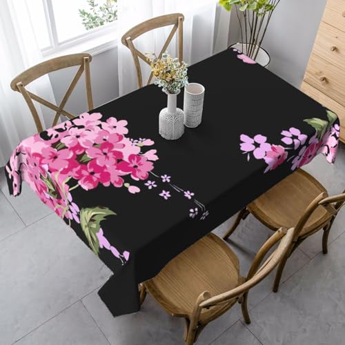 KAPPTYY Elegante Party-Tischdecke mit schönem Blumendruck, aus weichem, dickem Stoff für Bankett-Feiern KAPPTYY Elegante Party-Tischdecke mit schönem Blumendruck, aus weichem, dickem Stoff für Bankett-Feiern von KAPPTYY
