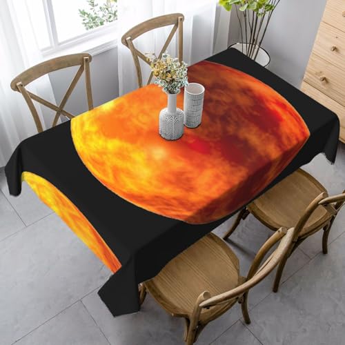 KAPPTYY Elegante Party-Tischdecke mit süßem Planetendruck, aus weichem, dickem Stoff für Bankett-Feiern KAPPTYY Elegante Party-Tischdecke mit süßem Planetendruck, aus weichem, dickem Stoff für Bankett-Feiern von KAPPTYY