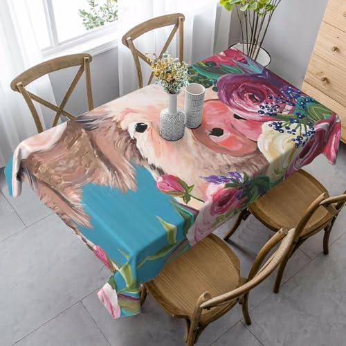 KAPPTYY Elegante Party-Tischdecke mit weichem dickem Stoff für Bankett-Feiern KAPPTYY Elegante Party-Tischdecke mit weichem dickem Stoff für Bankett-Feiern von KAPPTYY