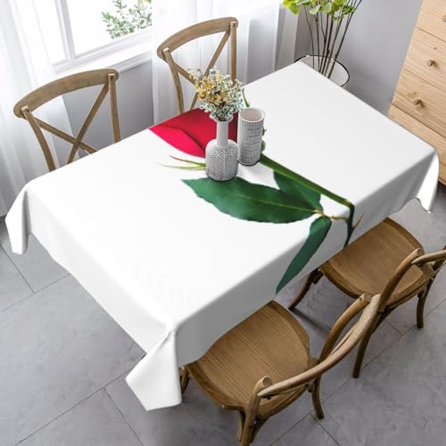 KAPPTYY Elegante Party-Tischdecke mit weichem dickem Stoff für Bankett-Feiern. Rote Rose KAPPTYY Elegante Party-Tischdecke mit weichem dickem Stoff für Bankett-Feiern. Rote Rose von KAPPTYY