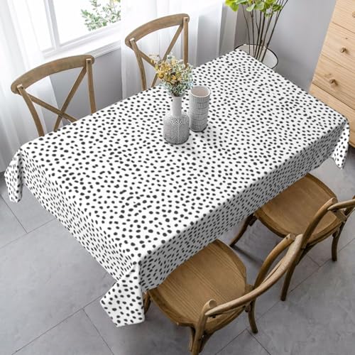KAPPTYY Elegante Party-Tischdecke mit weichem und dickem Stoff für Bankett-Feier, Schwarz und Weiß KAPPTYY Elegante Party-Tischdecke mit weichem und dickem Stoff für Bankett-Feier, Schwarz und Weiß von KAPPTYY