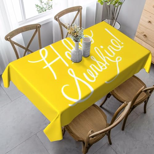KAPPTYY Goodlooking Hello Sunshine Printing Elegante Party-Tischdecke mit weichem, dickem Stoff für Bankett-Feiern KAPPTYY Goodlooking Hello Sunshine Printing Elegante Party-Tischdecke mit weichem, dickem Stoff für Bankett-Feiern von KAPPTYY