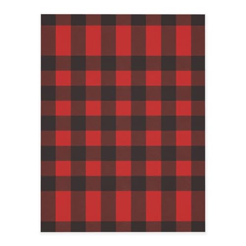 Karierte rote und schwarze Kristall-Aufkleber zum Basteln, niedliche Aufkleber, Bastelbedarf für Damen und Herren, für Laptop, Skateboard von KAPPTYY