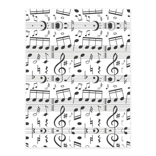 Kristallaufkleber mit Musiknoten-Druck zum Basteln, niedliche Aufkleber, Bastelbedarf für Damen und Herren, für Laptop, Skateboard von KAPPTYY