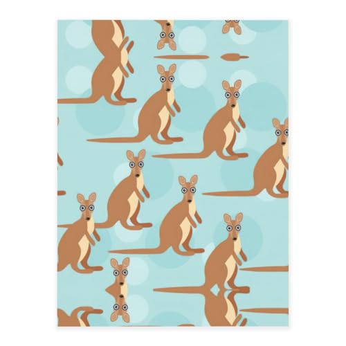 Lustige Kristall-Aufkleber für Känguru-Zoo, zum Basteln, niedliche Aufkleber, Bastelbedarf für Damen und Herren, für Laptop, Skateboard von KAPPTYY