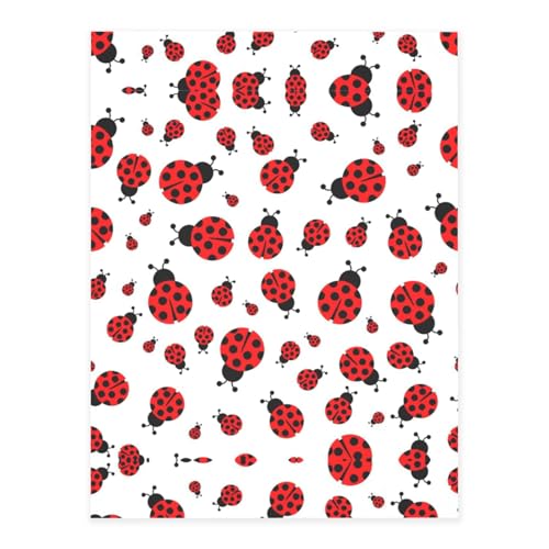 Marienkäfer-Druck-Kristall-Aufkleber zum Basteln, niedliche Aufkleber, Bastelbedarf für Damen und Herren, für Laptop, Skateboard von KAPPTYY