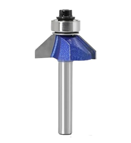 1PC/4PCS 6mm Schaft 45 Grad Fase Router Bit Die Hochwertige Kante Formung Bevel Holzbearbeitung Fräser for Holz Bits(6X26) von KAPQIN