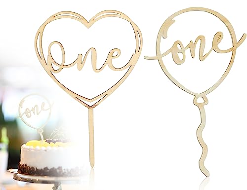 KAPSING 2 Stück Hölzern Cake Topper Geburtstag, tortendeko 1. Geburtstag, wild one Cake Topper Geburtstag deko, Cupcake Toppers Babyparty Kuchendekoration KAPSING 2 Stück Hölzern Cake Topper Geburtstag, tortendeko 1. Geburtstag, wild one Cake Topper Geburtstag deko, Cupcake Toppers Babyparty Kuchendekoration von KAPSING