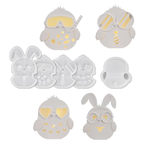 Einzigartige Designs, Eierform, flexible Silikonmaterialien für Epoxidharz, Schmuck, Teller, Kerzenhalter, Zuhause, Aufbewahrung, Handwerk von KAQNTUD