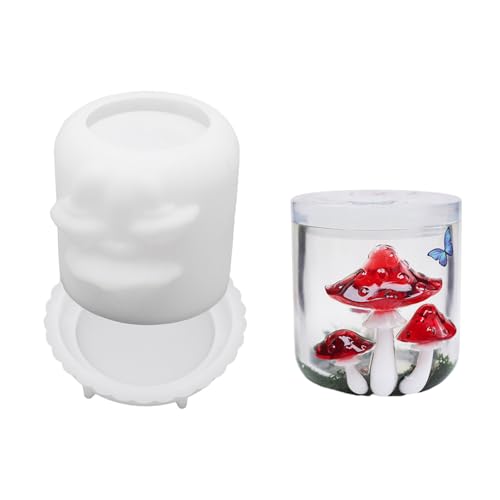 Stabiles Silikon-Pilzglas-Set, kreative Form für Seifenherstellung, handgefertigte Heimdekoration, Geschenke, Epoxidharz, Silikon-Set Stabiles Silikon-Pilzglas-Set, kreative Form für Seifenherstellung, handgefertigte Heimdekoration, Geschenke, Epoxidharz, Silikon-Set von KAQNTUD