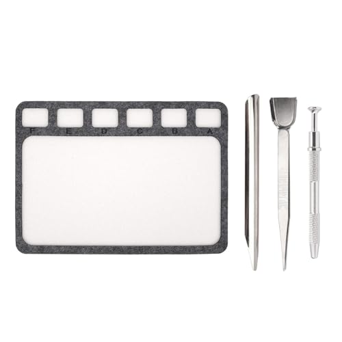 Tragbares Perlen-Organizer-Set enthält rutschfeste Filzmatte, Metallschaufeln und 6 Fächer, Perlen-Bastelmatte für Schmuckbastelarbeiten Tragbares Perlen-Organizer-Set enthält rutschfeste Filzmatte, Metallschaufeln und 6 Fächer, Perlen-Bastelmatte für Schmuckbastelarbeiten von KAQNTUD
