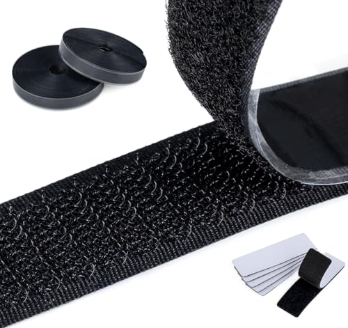 Klettband Selbstklebend Extra Stark 8m, KARBRING 20mm Breites Doppelseitiges Klebeband und 20 Paar Klett kabelbinder 3 * 10cm mit Klebepads für Fenster, Bilderrahmen, Handarbeit Klettband Selbstklebend Extra Stark 8m, KARBRING 20mm Breites Doppelseitiges Klebeband und 20 Paar Klett kabelbinder 3 * 10cm mit Klebepads für Fenster, Bilderrahmen, Handarbeit von KARBRING