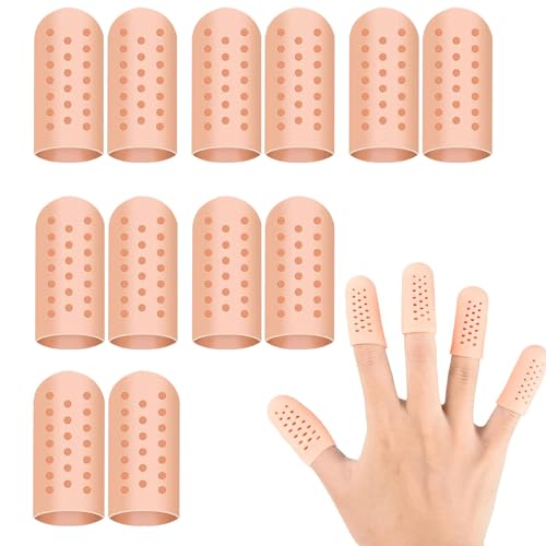 Fingerschutz, 12 Stück Fingerschutz Silikon, Gel Fingerlinge, Atmungsaktives Fingerkuppenschutz, Fingerhülsen, Daumenschutz, Silikon Fingerschützer, Fingerschutz Unterstützung,Fingerlinge Daumenschutz Fingerschutz, 12 Stück Fingerschutz Silikon, Gel Fingerlinge, Atmungsaktives Fingerkuppenschutz, Fingerhülsen, Daumenschutz, Silikon Fingerschützer, Fingerschutz Unterstützung,Fingerlinge Daumenschutz von KARELLS