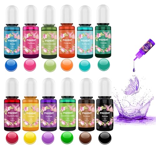 Wachs Kerzen Farbe, Farbe Gelwachs, 12 Farben Kerzenfarbe, Kerzenfarben für die Kerzenherstellung, für Sojawachs Bienenwachs Wachs für Kerzen, Kerzen Wachs Färben für DIY Wachs Kerzen Farbe, Farbe Gelwachs, 12 Farben Kerzenfarbe, Kerzenfarben für die Kerzenherstellung, für Sojawachs Bienenwachs Wachs für Kerzen, Kerzen Wachs Färben für DIY von KARELLS