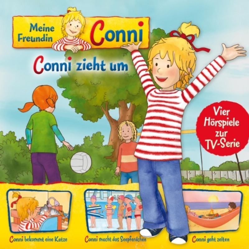 Conni - 1 - 01: Conni zieht um / Conni bekommt eine Katze / Conni macht das Seepferdchen / Conni geht zelten (Vier Hörspiele zur TV-Serie) - Nana Andr von KARUSSELL