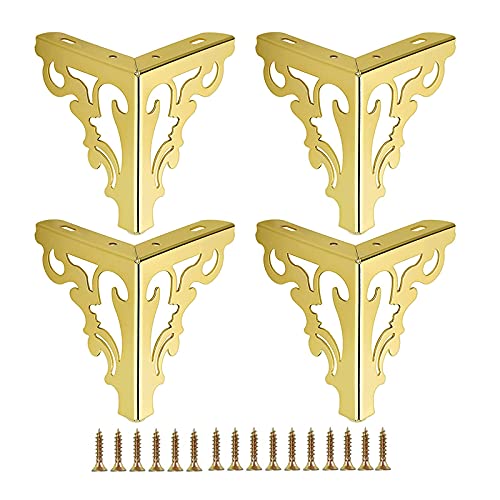 Möbelfüße 4 Stück 6" / 15 Cm Möbelfüße Schwarz/Gold/, Metall Sofa Füße, DIY Tischbeine Metall Mit Schrauben, Moderne Möbelbeine Schrankfüße, Verwendet Für Couchtische, T(Size:15cm(6inch),Color:Golden) Möbelfüße 4 Stück 6" / 15 Cm Möbelfüße Schwarz/Gold/, Metall Sofa Füße, DIY Tischbeine Metall Mit Schrauben, Moderne Möbelbeine Schrankfüße, Verwendet Für Couchtische, T(Size:15cm(6inch),Color:Golden) von KASAN