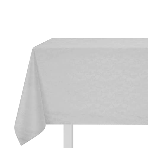 Tischdecke Jacquard Weihnachten Baumwolle grau 140 x 240 cm von KASANOVA