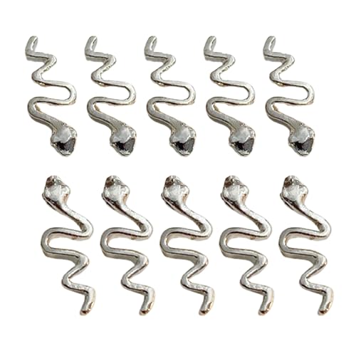 10 PCs Snake Nails Art Charm Für Neujahr Mehrfarbige Nägel Charm Manicure Supplies Schlangenform Nägel Dekorationen 10 PCs Snake Nails Art Charm Für Neujahr Mehrfarbige Nägel Charm Manicure Supplies Schlangenform Nägel Dekorationen von KASFDBMO