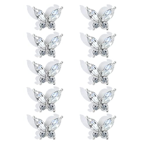 10 Stück Luxus 3D Legierung Nail Art Strasssteine Nagel Kristall Baumeln Maniküre Nagelschmuck Nagelkunst Strass Kit Schmetterling Nagel Nagel Strass Kristall Nagel 10 Stück Luxus 3D Legierung Nail Art Strasssteine Nagel Kristall Baumeln Maniküre Nagelschmuck Nagelkunst Strass Kit Schmetterling Nagel Nagel Strass Kristall Nagel von KASFDBMO