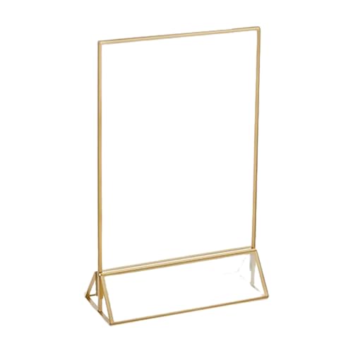 Acryl Display Ständer L Form Poster Ständer Doppelte Seite Clear Acrylschildhalter Für Bürogeschäfte Restaurant Hotelausstellungsständer von KASFDBMO