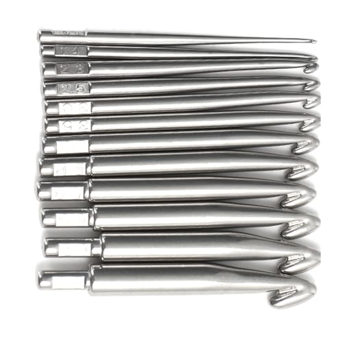 Große Häkelhaken Setzen Große Metallhäkchen Haken Für Dicke Garn Ergonomisch Edelstahl Häkelhaken Für Erwachsene Kinder Große Häkelhaken Setzen Große Metallhäkchen Haken Für Dicke Garn Ergonomisch Edelstahl Häkelhaken Für Erwachsene Kinder von KASFDBMO