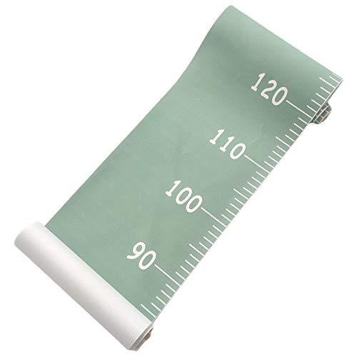 KASFDBMO Messlatte für Kinder, Messlatte für Kinder, abnehmbarer Wand-Holzrahmen und Leinwand, Raumdekoration, Maßtabelle, 200 x 20 cm, Wandaufkleber für Küche von KASFDBMO