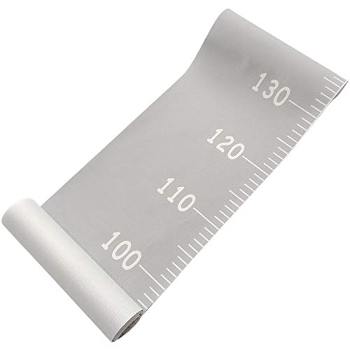 KASFDBMO Messlatte für Kinder, Messlatte für Kinder, abnehmbarer Wand-Holzrahmen und Leinwand, Raumdekoration, Maßtabelle, 200 x 20 cm, Wandaufkleber für Küche von KASFDBMO
