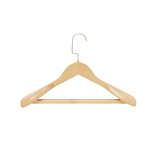 Packung Mit 6 Modischen Robusten Holzbügel Für Anzüge Und Kleidungsstücke Mit Breiten Schulter Designs Aufbewahrt Breite Schulterbügel Packung Mit 6 Modischen Robusten Holzbügel Für Anzüge Und Kleidungsstücke Mit Breiten Schulter Designs Aufbewahrt Breite Schulterbügel von KASFDBMO