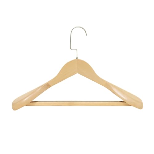 Packung Mit 6 Modischen Robusten Holzbügel Für Anzüge Und Kleidungsstücke Mit Breiten Schulter Designs Aufbewahrt Breite Schulterbügel Packung Mit 6 Modischen Robusten Holzbügel Für Anzüge Und Kleidungsstücke Mit Breiten Schulter Designs Aufbewahrt Breite Schulterbügel von KASFDBMO