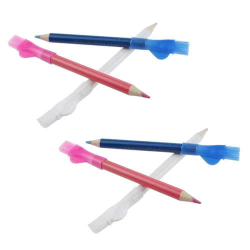 Schneiderkreidestifte, Stoffstifte mit Pinselkappe, löschbarer Nähmarkenstift für Stoffnachverfolgung, Quilten, Nähen, Stoffmarkierungsstifte zum Nähen, Stoffmarkierungsstifte zum Nähen, von KASFDBMO