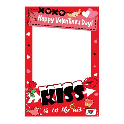 Valentinstag Photo Booth Requisiten Valentinstag Dekoration Valentiner Fotografie Requisiten Hochzeitsfoto Requisiten Fotorahmen Valentiner Fotografie Requisiten von KASFDBMO