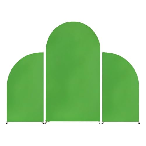 KASNLSAC Geburtstagsfeier Backdrop 3pcs Hochzeitsbogen Cover Set doppelseitig dehnbarer Spandex für Babypartys Partys Bankette Falten-resistente Elegante Event Grün KASNLSAC Geburtstagsfeier Backdrop 3pcs Hochzeitsbogen Cover Set doppelseitig dehnbarer Spandex für Babypartys Partys Bankette Falten-resistente Elegante Event Grün von KASNLSAC