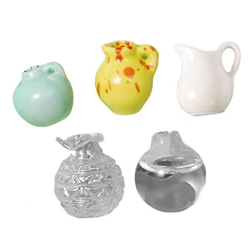 KASNLSAC Keramik Kühlschrankmagnete Blume Vase Magnet 3D Set Mini Küchendekor für Home Office Locker Dekorative Kühlschrank Kit 4/8/10/12/14 D von KASNLSAC