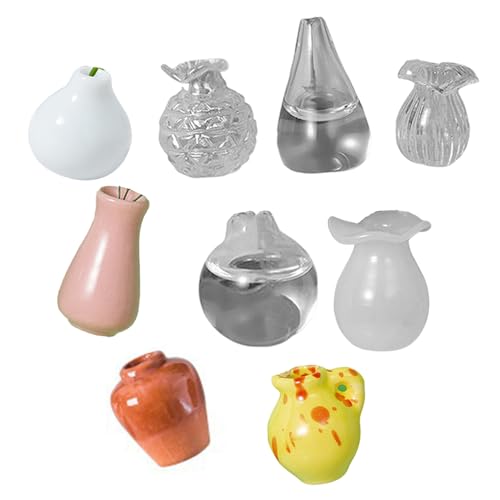 KASNLSAC Keramik Kühlschrankmagnete Blume Vase Magnet 3D Set Mini Küchendekor für Home Office Locker Dekorative Kühlschrank Kit 4/8/10/12/14 ich von KASNLSAC