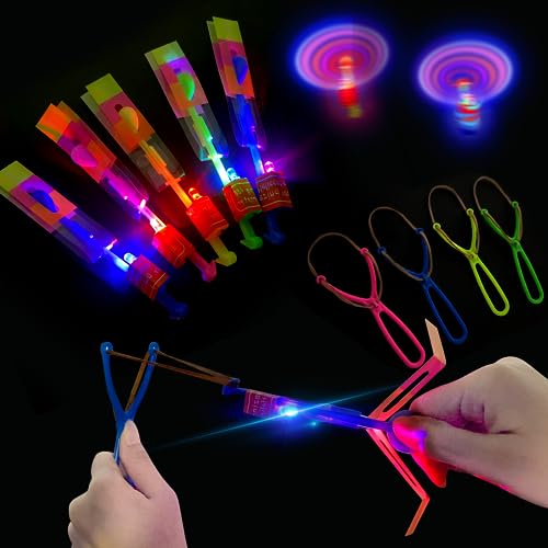 Fliegendes Spielzeug Party Set, LED-Licht-Nachthubschrauber Schleuder Spielzeug, 12 Stück Hubschrauber Fliegen Spielzeug, LED Leuchtspielzeug Partyartikel, Kindergeburtstag Gastgeschenke Fliegendes Spielzeug Party Set, LED-Licht-Nachthubschrauber Schleuder Spielzeug, 12 Stück Hubschrauber Fliegen Spielzeug, LED Leuchtspielzeug Partyartikel, Kindergeburtstag Gastgeschenke von KATELUO