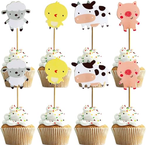 Pappbecher Cupcake Toppers, 24 Stück Cake Toppers Zoo Cupcake,Tier Cupcake Topper,Zoo Kuchen Deko Cake Topper Geburtstag, für Kinder Baby Party Geburtstag Party Kuchen Dekoration Pappbecher Cupcake Toppers, 24 Stück Cake Toppers Zoo Cupcake,Tier Cupcake Topper,Zoo Kuchen Deko Cake Topper Geburtstag, für Kinder Baby Party Geburtstag Party Kuchen Dekoration von KATELUO
