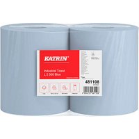 2 KATRIN Putztuchrollen L2 Blue 2-lagig blau, 500 Blätter 2 KATRIN Putztuchrollen L2 Blue 2-lagig blau, 500 Blätter von KATRIN