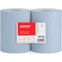 2 KATRIN Putztuchrollen XXL 2 500 Blue 2-lagig blau, 500 Blätter 2 KATRIN Putztuchrollen XXL 2 500 Blue 2-lagig blau, 500 Blätter von KATRIN