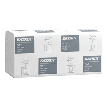 KATRIN Falthandtuch V-Falz - 2-lagig hochweiß 20x 200 Stück. von KATRIN