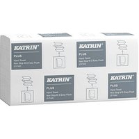 KATRIN Papierhandtücher 61624 Non Stop M 2 Easy Flush Interfold-Falzung 2-lagig 2.400 Tücher von KATRIN