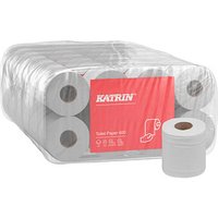 KATRIN Toilettenpapier 400 2-lagig Recyclingpapier, 48 Rollen von KATRIN