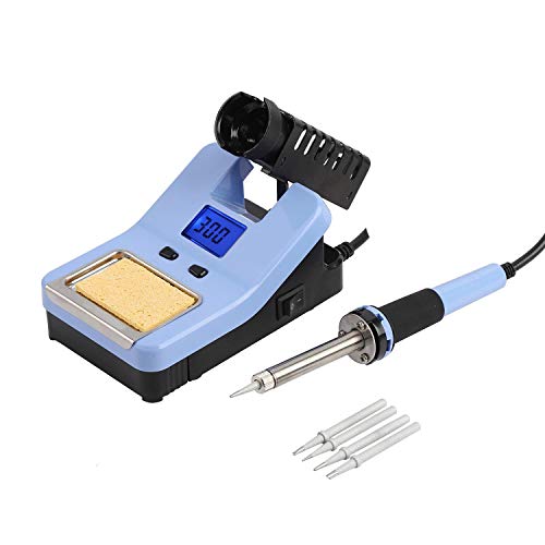 KATSU Lötstation 60W Digitales Lötkolben-Kit LCD-Display mit 200-480ºC Einstellbarer Temperatur und 4 Lötspitzen, ideal für die elektrische Reparatur von Elektronik Hobbylöten KATSU Lötstation 60W Digitales Lötkolben-Kit LCD-Display mit 200-480ºC Einstellbarer Temperatur und 4 Lötspitzen, ideal für die elektrische Reparatur von Elektronik Hobbylöten von KATSU Tools