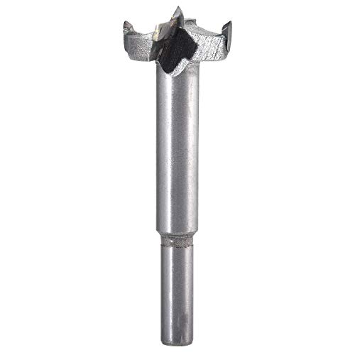 KATUR 25mm Forstner-Bohrer, Bohrer für Holzbearbeitung, Lochsäge für Scharniere, Bohrer für Holzbohrer, Hartmetallspitze, Rundschaftfräsen für Scharniere, Sperrholz, MDF, CNC-Werkzeug (25mm) von KATUR