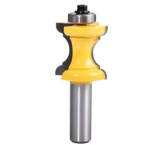 KATUR Bullnose- und Perlenfräser, Säulengesicht und Profilschienenfräser, Holzbearbeitungsfräswerkzeuge, 1/2 Zoll Schaft, 1.25 Zoll Breite von KATUR