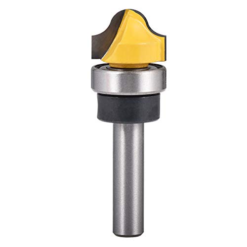 KATUR Faux Panel Ogee Nut-Fräser, Faux Panel Ogee Nut-Schablonen-Fräser, Türnut, die 8mm Schaft bildet, Holzbearbeitungs-Fräswerkzeug (8mm Schaft, 3/4"Breite, 1/2" Tiefe) von KATUR