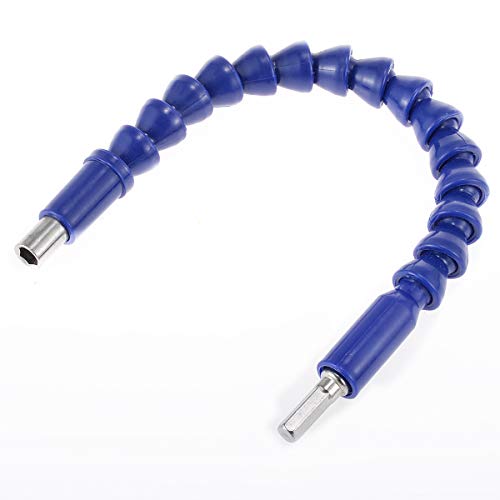 KATUR Flexible Bohrerverlängerung, Schraubendreher-Softschaften, Universal-Bohreranschluss, 0,64 cm Bohrmaschinenadapter + 0,64 cm Verlängerungsbohrer-Bit (blau) von KATUR